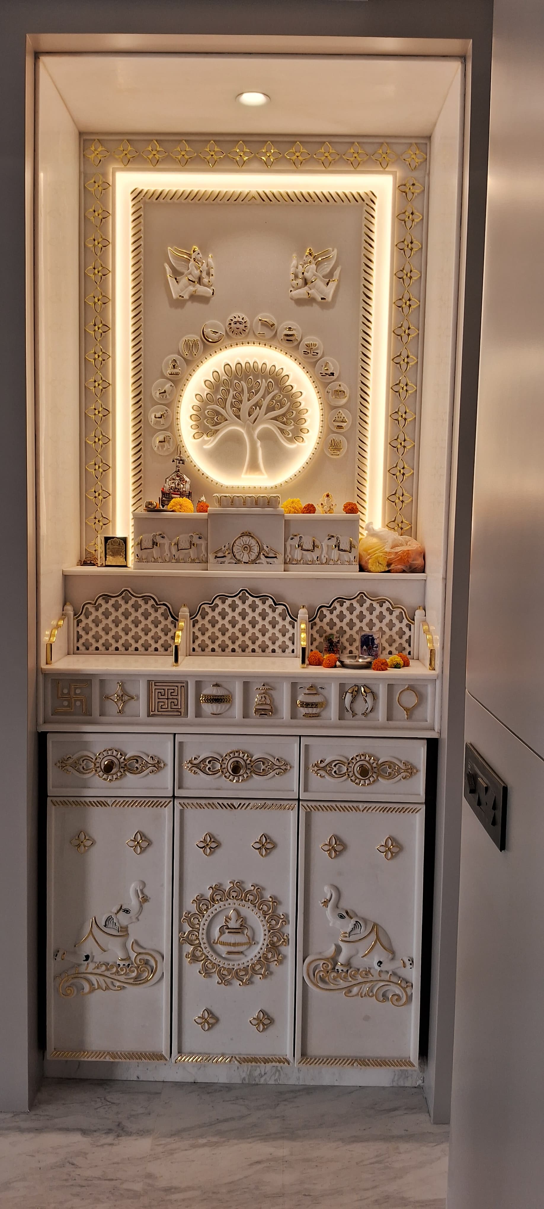 Luxury Pooja Room in Navi Mumbai